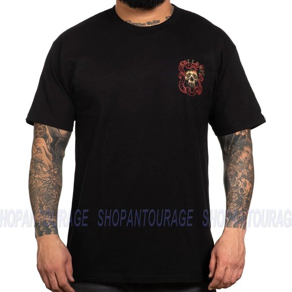 Sullen Art Collective Sketchy Standard SCM4425 Short Sleeve Men`s Skull T-shirt - Picture 2 of 8